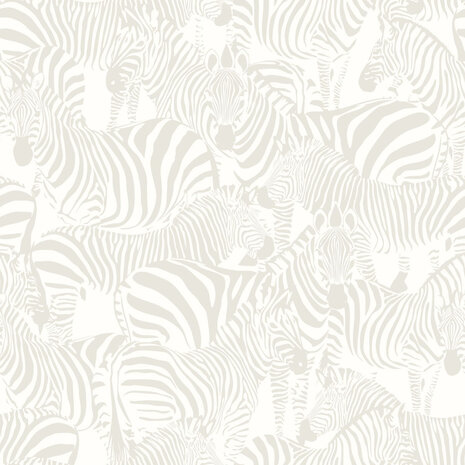 Origin Wallcoverings Upstairs Downstairs (Met Gratis Lijm!) 346836 - zilver / Grijs