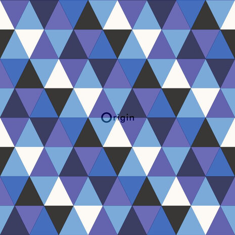 Origin Wallcoverings Urban Funky (Met Gratis Lijm!) 347205 - Blauw