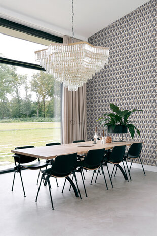 Origin Wallcoverings Wunderkammer (Met Gratis Lijm!) 347447 - Grijs / Bruin / Beige