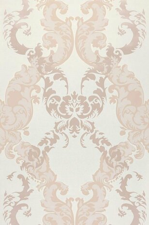  Loft -  Château de Vincennes baroque salmon pink soft metallic relief vlies