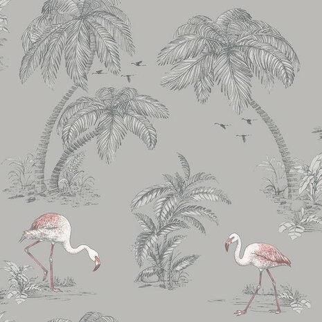 Dutch Wallcoverings Imaginarium flamingo 12381 Behang