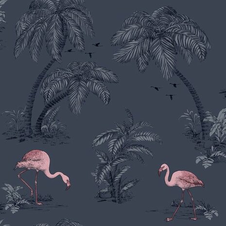 Dutch Wallcoverings Imaginarium flamingo 12382 Behang