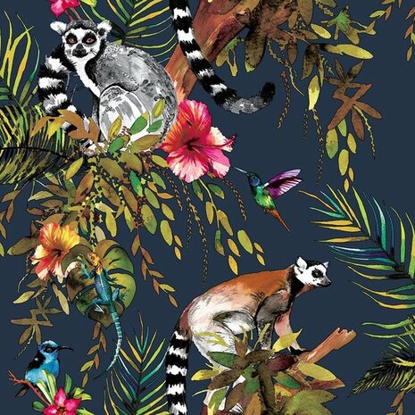 Dutch Wallcoverings Imaginarium Lemur 12403 Behang