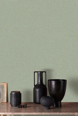 Dutch Wallcoverings Linnen Touch LT10007 Groen