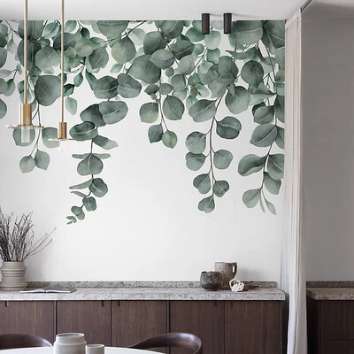 Grandeco Young Edition Nature A70501 Mirte Trailing Eucalyptus Leaves