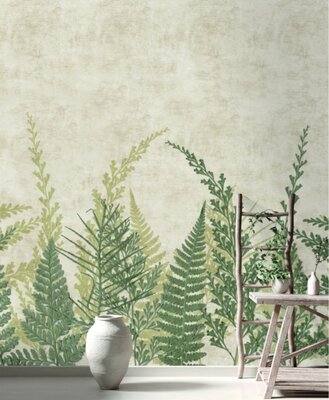 Noordwand Herbarium HED27293 Beige Groen