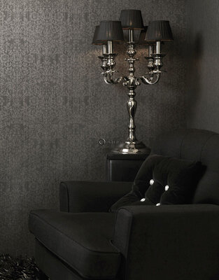 Origin Wallcoverings Belle Epoque (Met Gratis Lijm!) 345417 - Zwart