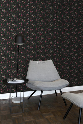 Origin Wallcoverings Bloomingdale (Met Gratis Lijm!) 326127 - Zwart / Rood