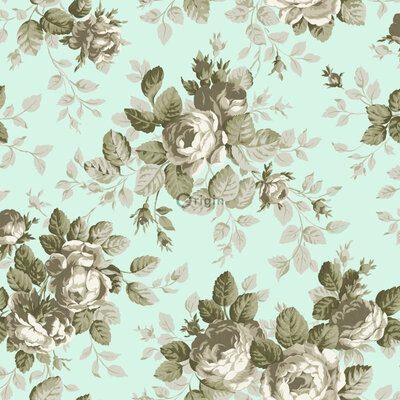 Origin Wallcoverings Bloomingdale (Met Gratis Lijm!) 326143 - Groen