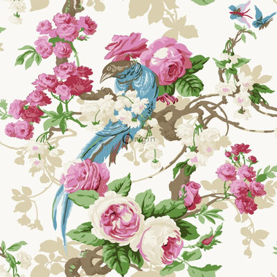 Origin Wallcoverings Bloomingdale (Met Gratis Lijm!) 326151 - Roze