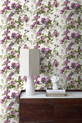 Origin Wallcoverings Bloomingdale (Met Gratis Lijm!) 326152 - Paars