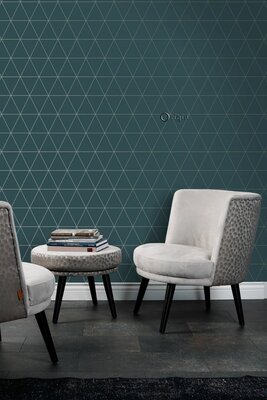 Origin Wallcoverings City Chic (Met Gratis Lijm!) 347715 - Blauw