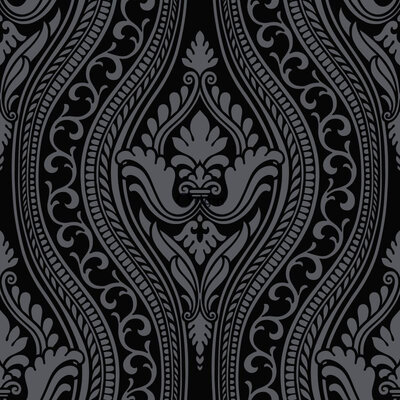 Origin Wallcoverings Grandeur (Met Gratis Lijm!) 346602 - Zwart