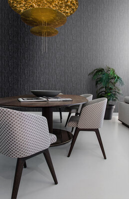 Origin Wallcoverings Grandeur (Met Gratis Lijm!) 346644 - Zwart