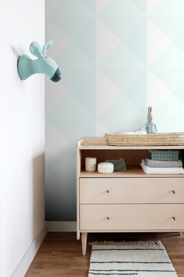 Origin Wallcoverings Hide & Seek (Met Gratis Lijm!) 347497 - Groen