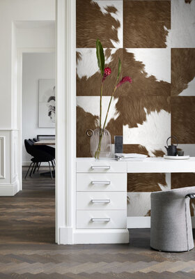 Origin Wallcoverings Luxury Skins (Met Gratis Lijm!) 357242 - Bruin