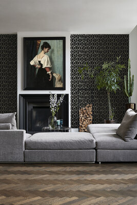 Origin Wallcoverings Mariska Meijers (Met Gratis Lijm!) 346922 - Zwart