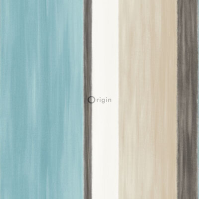 Origin Wallcoverings Mariska Meijers (Met Gratis Lijm!) 346929 - Blauw / Groen / Beige