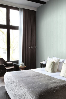 Origin Wallcoverings Matières (Met Gratis Lijm!) 347524 - Blauw / Groen