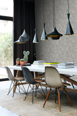 Origin Wallcoverings Matières (Met Gratis Lijm!) 347605 - Grijs