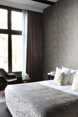 Origin Wallcoverings Matières (Met Gratis Lijm!) 347592 - Bruin