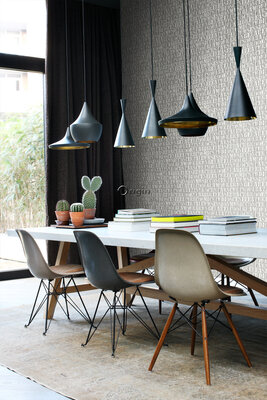 Origin Wallcoverings Matières (Met Gratis Lijm!) 347593 - Grijs