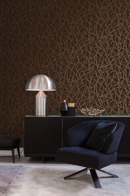 Origin Wallcoverings Metropolitan (Met Gratis Lijm!) 345731 - Geel / Bruin