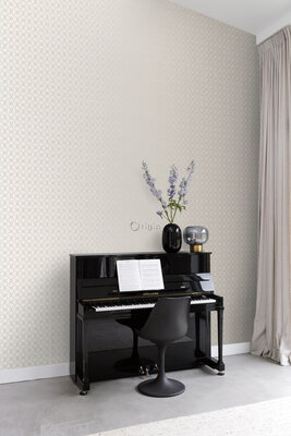 Origin Wallcoverings Metropolitan (Met Gratis Lijm!) 345739 - zilver / Grijs