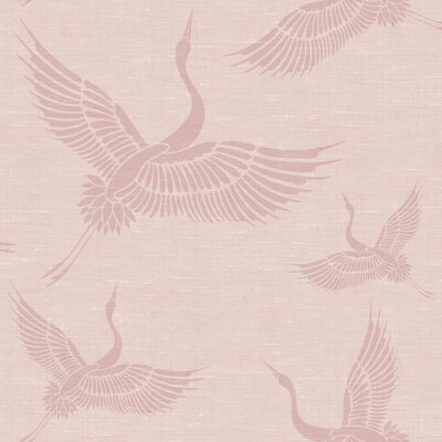 Origin Wallcoverings Natural Fabrics (Met Gratis Lijm!) 347757 - Roze