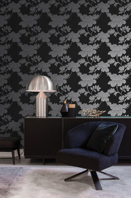 Origin Wallcoverings Ouverture (Met Gratis Lijm!) 345927 - Zwart