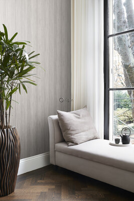 Origin Wallcoverings Raw Elegance (Met Gratis Lijm!) 347349 - Paars / Grijs