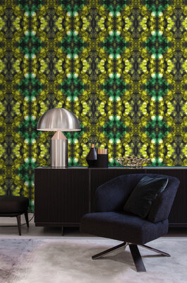 Origin Wallcoverings Urban Funky (Met Gratis Lijm!) 337201 - Groen / Geel