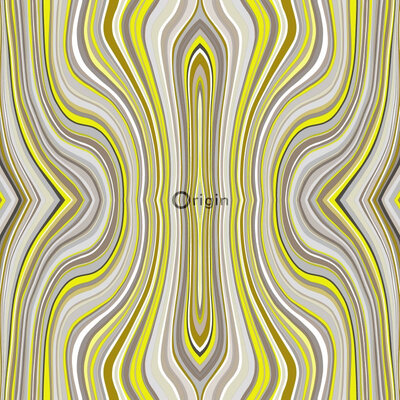 Origin Wallcoverings Urban Funky (Met Gratis Lijm!) 347225 - Geel