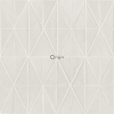 Origin Wallcoverings Urban Funky (Met Gratis Lijm!) 347232 - zilver / Wit