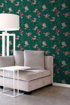 Origin Wallcoverings Wunderkammer (Met Gratis Lijm!) 347432 - Groen