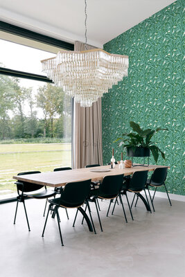 Origin Wallcoverings Wunderkammer (Met Gratis Lijm!) 347437 - Groen