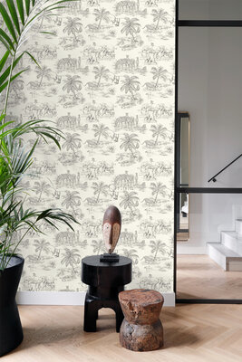 Origin Wallcoverings Wunderkammer (Met Gratis Lijm!) 347442 - Beige