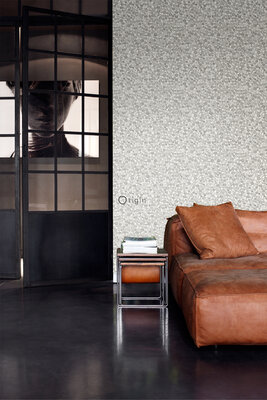 Origin Wallcoverings Wunderkammer (Met Gratis Lijm!) 347459 - Wit / Grijs