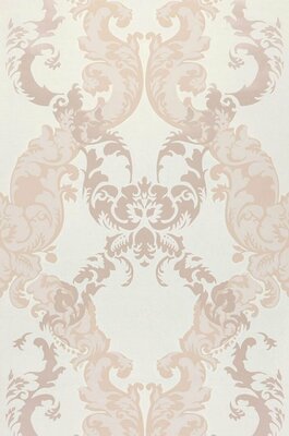  Loft -  Château de Vincennes baroque salmon pink soft metallic relief vlies