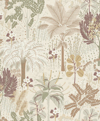 Dutch Wallcoverings Asperia A54803 beige - groen