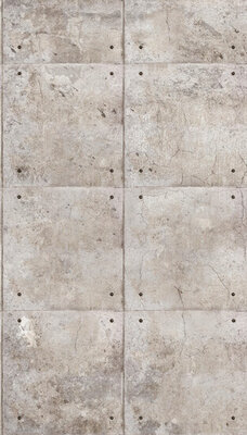 Dutch Wallcoverings One Roll One Motif A34901 Concrete Blocks