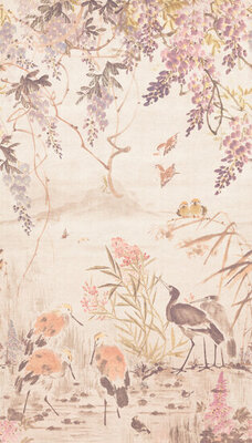 Dutch Wallcoverings One Roll One Motif A52302 Japanese Garden