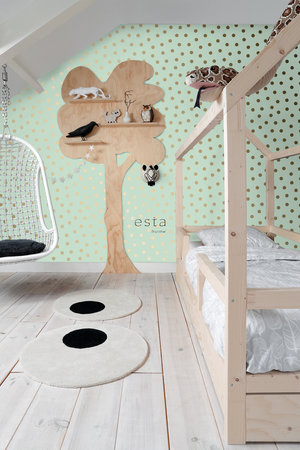 Esta Home Forest Friends Groen Goud 139245 (*Gratis Lijm Actie) - Groen - Goud