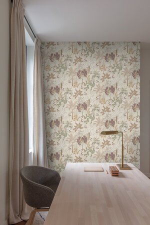 Dutch Wallcoverings Asperia A54803 beige - groen