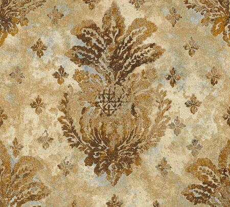 AS Creation  Baroque goud taupe vlies / Bruin / Goud