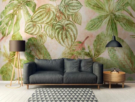 AS Creation The Wall Groen - 38242-1 - 382421 - Groen / Roze