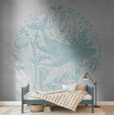 AS Creation The Wall Blauw - 38306-1 - 383061 - Blauw / Grijs