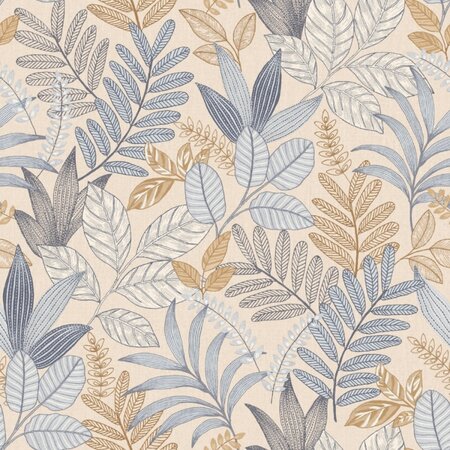 Noordwand Allure AL26291 Beige - Blauw