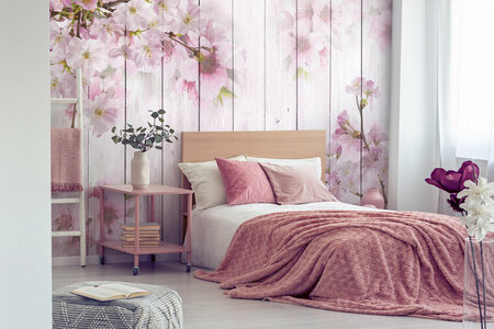 FBK Hout Cherry Blossom Fotobehang 11468