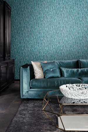 Origin Wallcoverings Identity (Met Gratis Lijm!) 347393 - Blauw / Groen